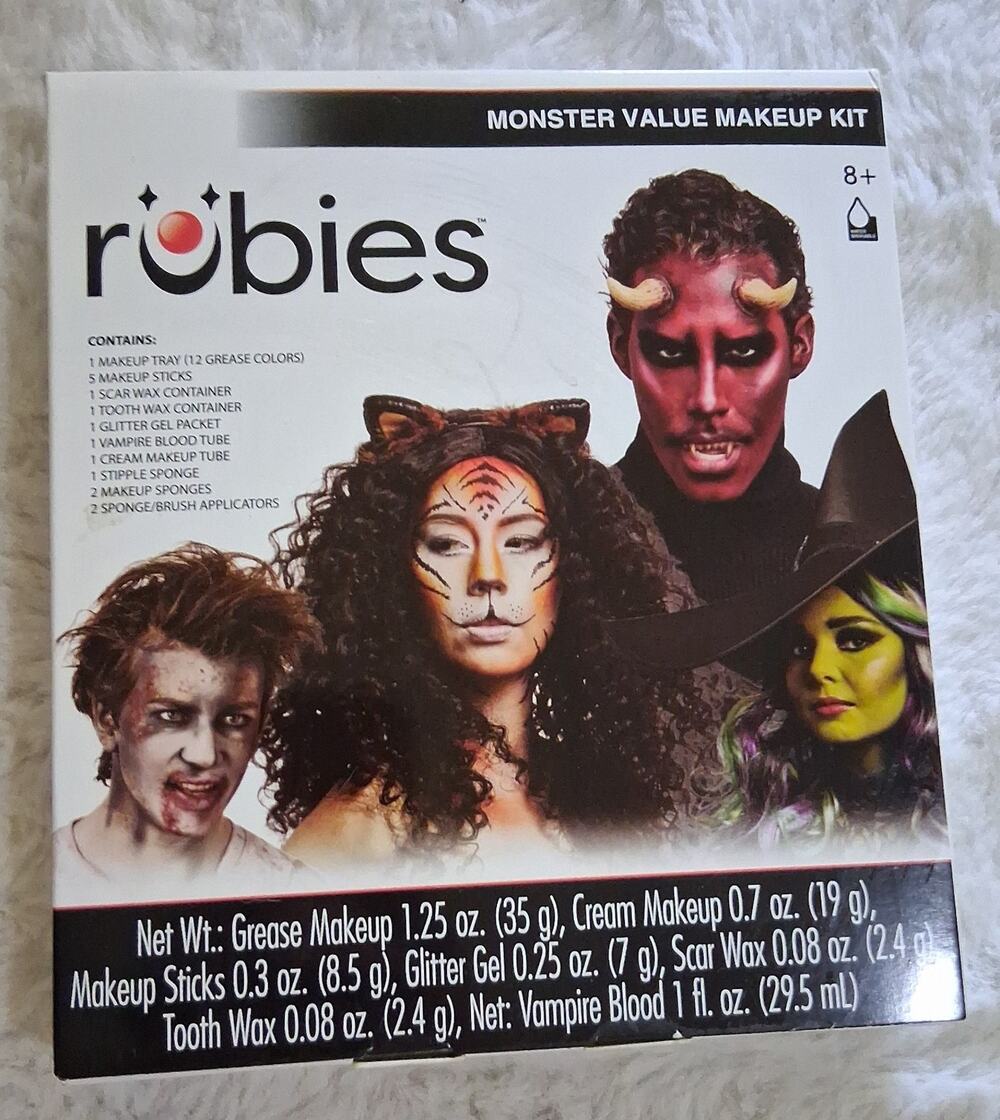 Rubies Monster Value Makeup Kit Halloween Costume Face Paint